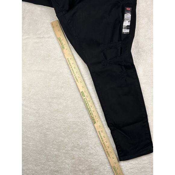 Levis Sculpt 711 Skinny Jeans Womens 26W Black Hypersoft Stretch Mid Pants New - Picture 6 of 13